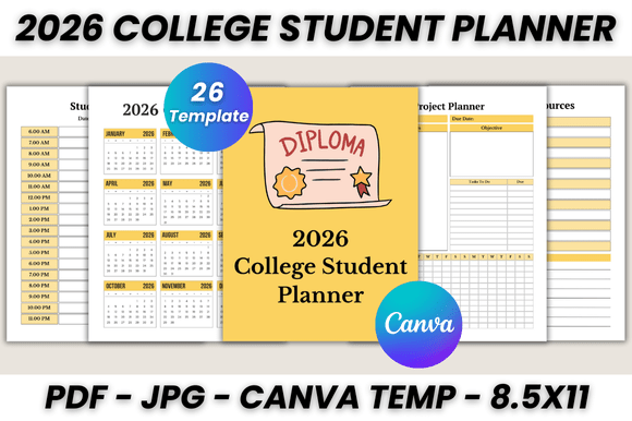 2026 College Student Planner Canva: Your Design Blueprint for Success