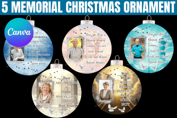 5 Memorial Christmas Ornament Templates for a Personal Touch