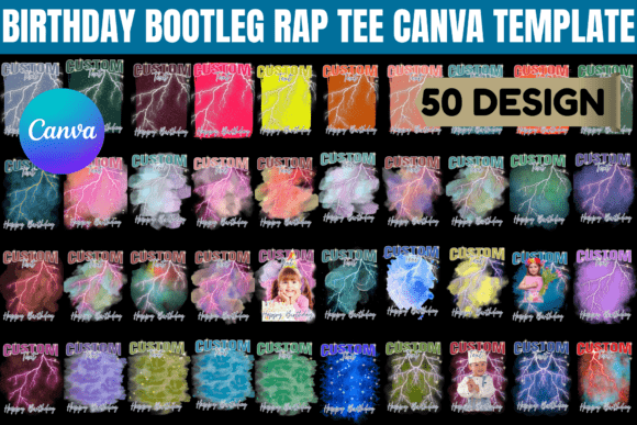 Birthday Bootleg Rap Tee Design: The Ultimate Party Template