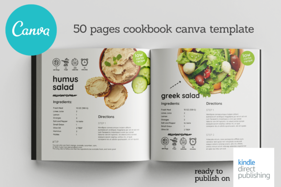 Canva Salads Book Template: Your Fresh Start in Food Publishing