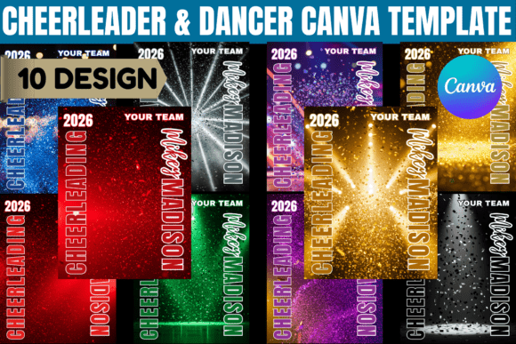 Celebrate Your Athletes: The Ultimate Canva Template for Cheer and Dance