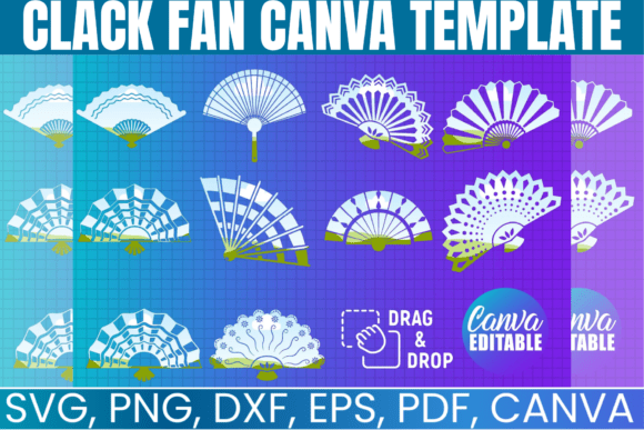Clack Fan Template Bundle: Your DIY Party Fan Toolkit