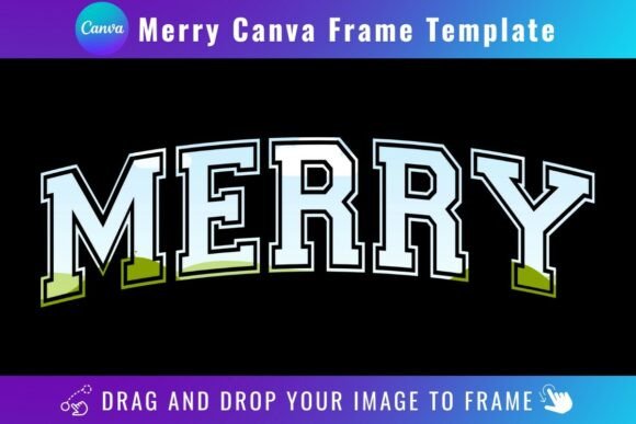 Merry Christmas Canva Frame Template: Your Quick Holiday Design Solution