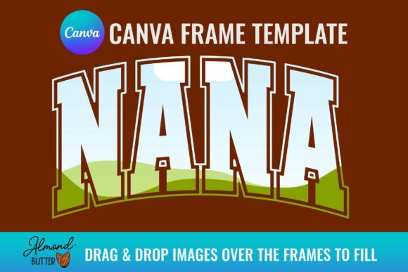 Nana Varsity Canva Template: A Modern Twist on Classic Spirit