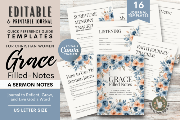 Sermon Notes Journal for Christian Women: A Creative Toolkit for Faith