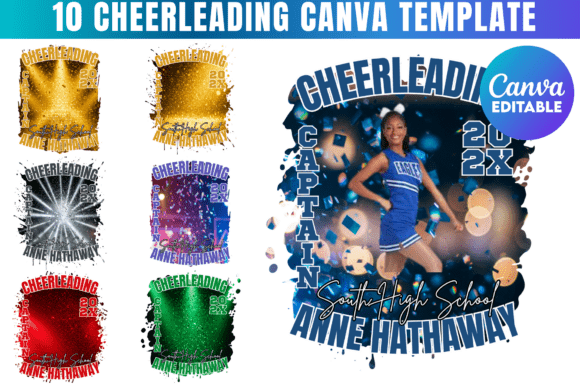 Streamline Your Spirit: The Power of a Cheerleading Canva Editable Template